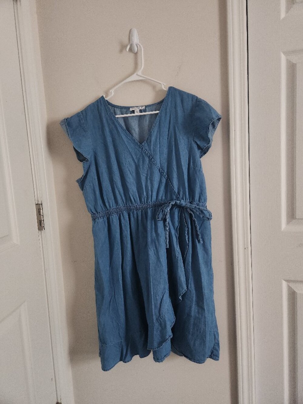 Kim Roger Chambray Denim Dress Petite XXL